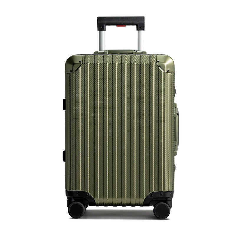 All Aluminum Alloy Frame Spinner Carry-On Suitcase