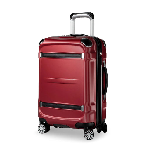 Expandable Polycarbonate Hard Shell USB Charging Carry-On Suitcase