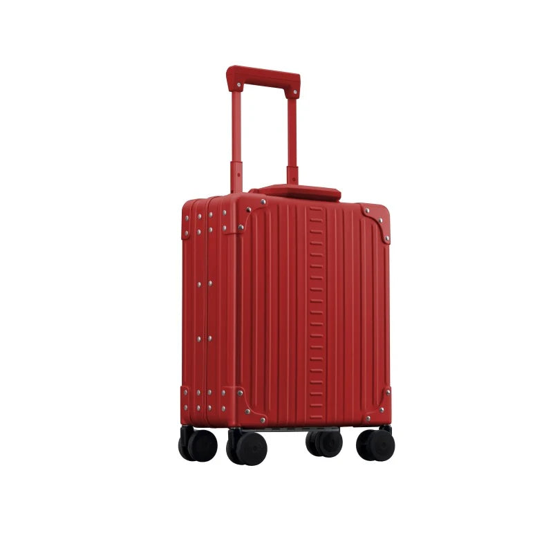 Aircraft Grade Aluminum Under-Seat Rolling Briefcase Suitcase