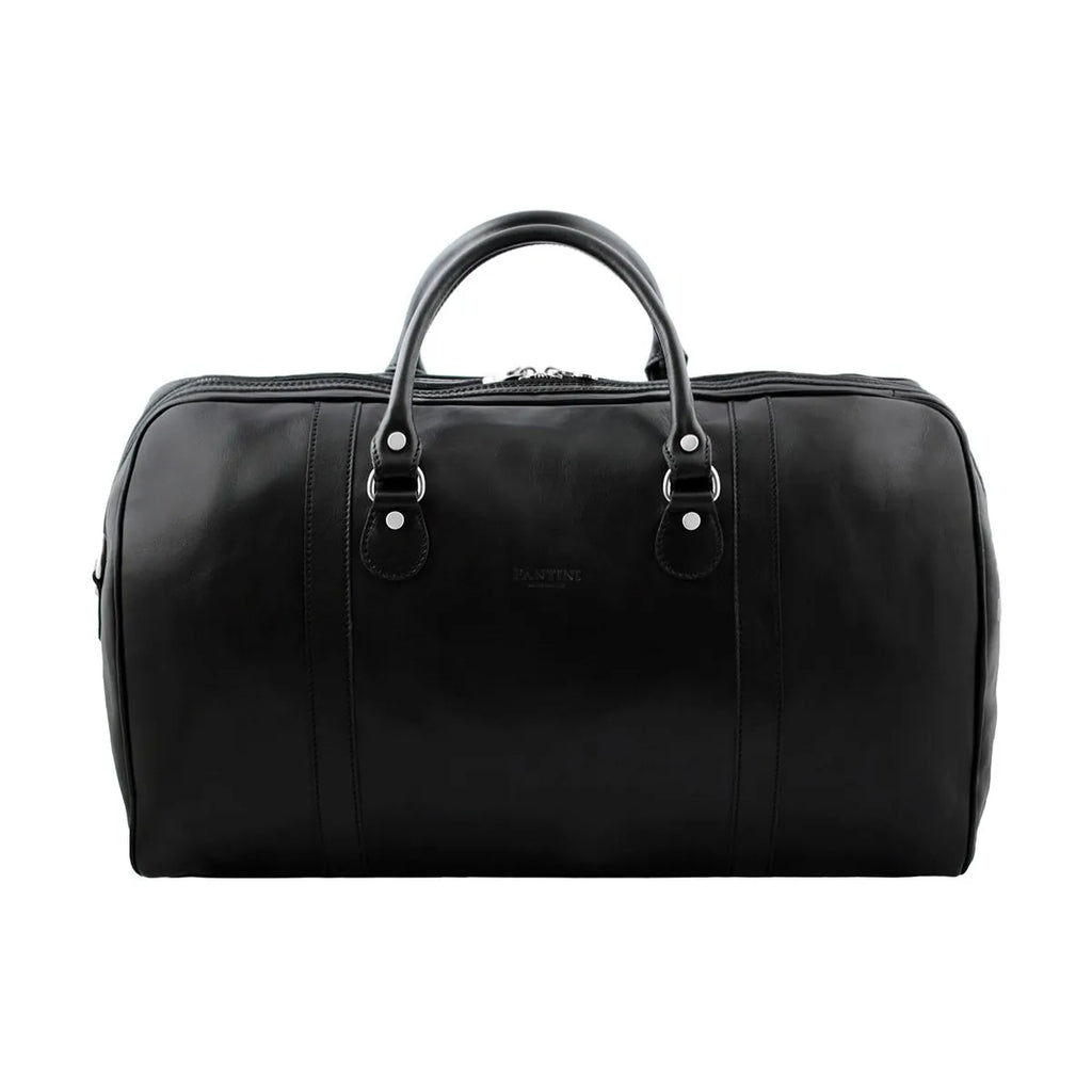 Large Vegetable-Tanned Full-Grain Leather Duffle Travel Bag