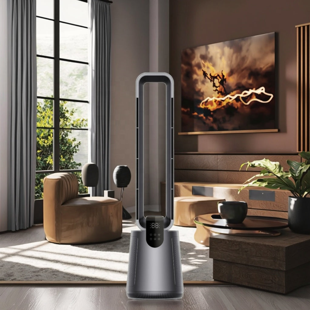 Blattloser Turmventilator mit DC-Motor