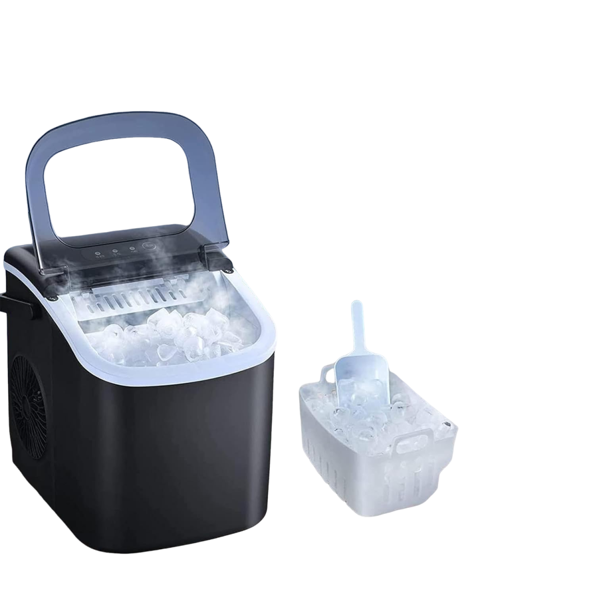 Mini-Eiswürfelmaschine Edelstahl