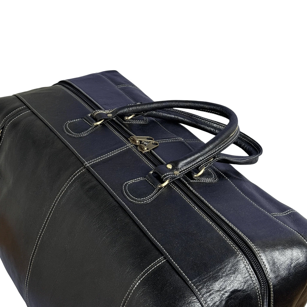 Full-Grain Leather Large Duffle Travel Bag