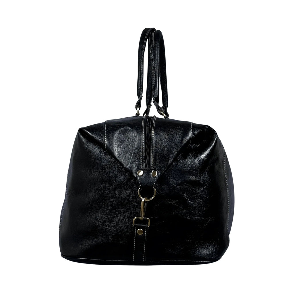 Full-Grain Leather Large Duffle Travel Bag
