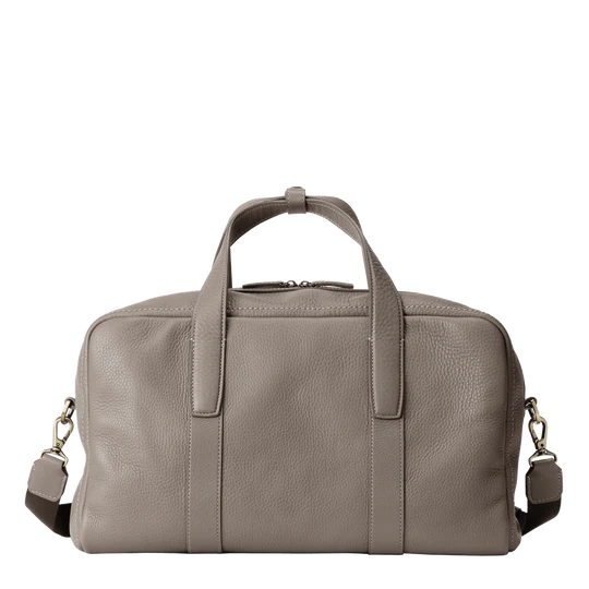 Soft Vegetable-Tanned Nume Leather Weekender Travel Bag